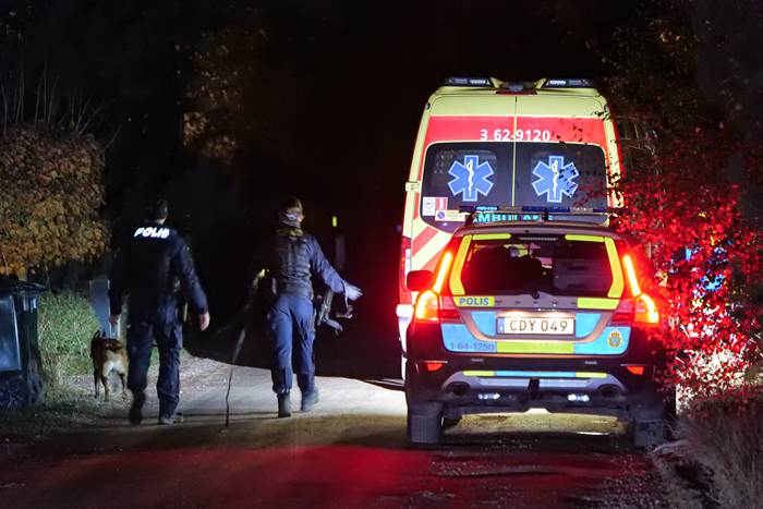 Misstänkt brott utomhus i Vellinge kommun