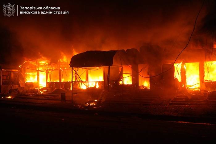 Fem döda i rysk attack mot Zaporizjzja