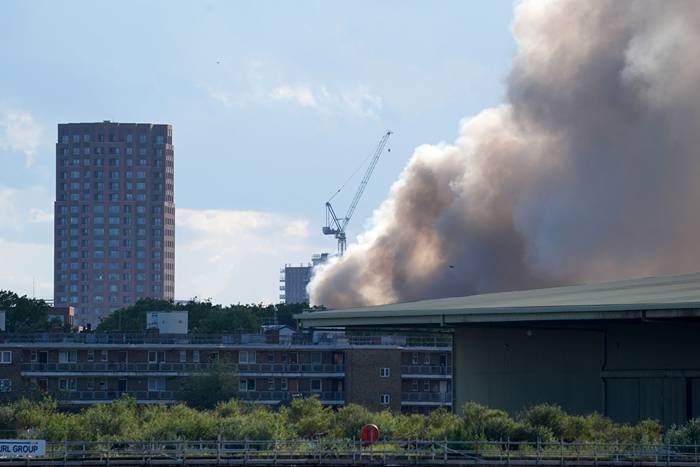 Storbrand i London