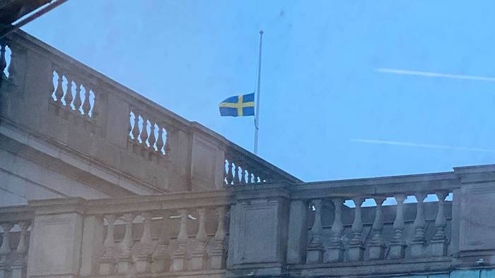 Flaggst&aring;ngsproblem vid riksdagen