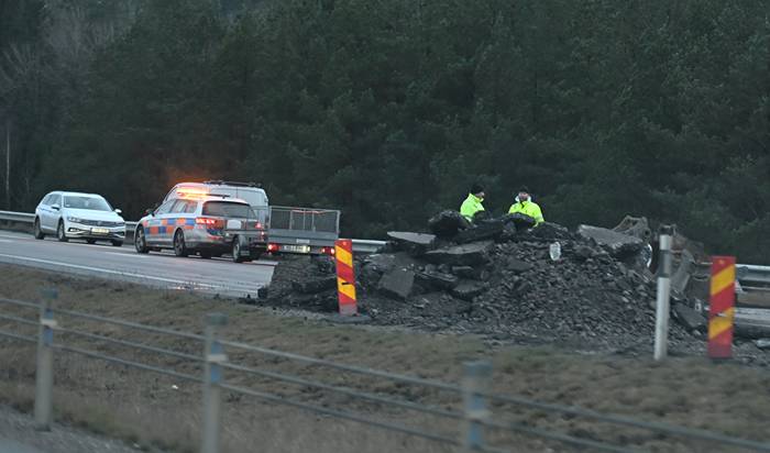 H&aring;l p&aring; E4 &ndash; kommer  strula under jultrafiken