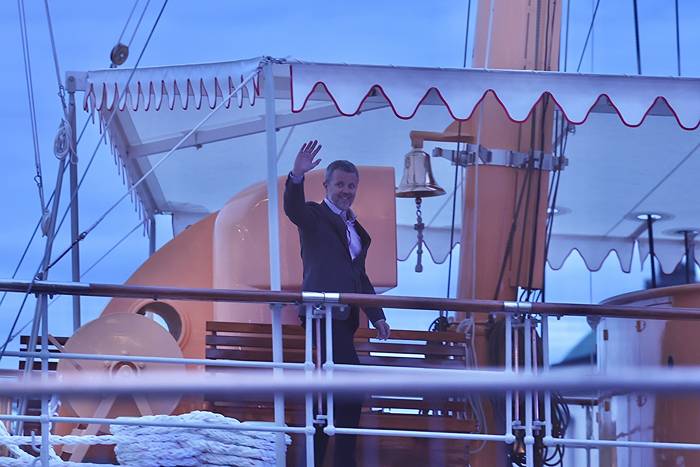 Danske kungen har anl&auml;nt