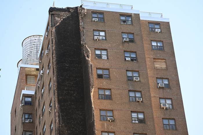 Bostadshus har kollapsat i New York