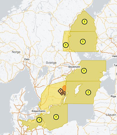 SMHI:s nya snövarning