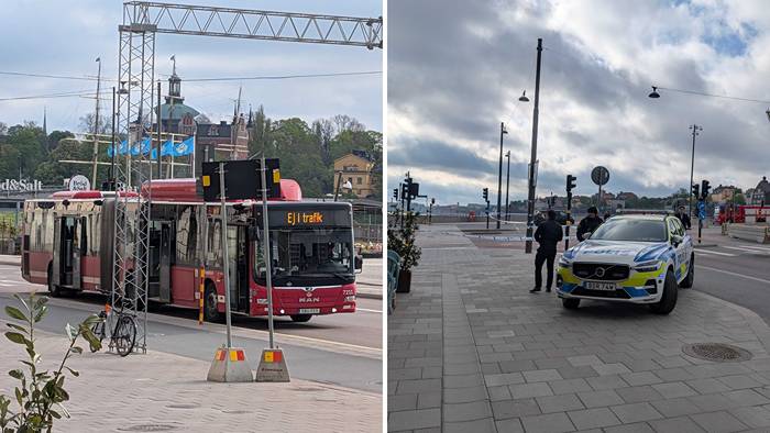 Buss evakueras
