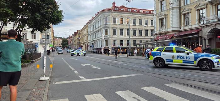 Misstänkt farligt föremål i centrala Göteborg