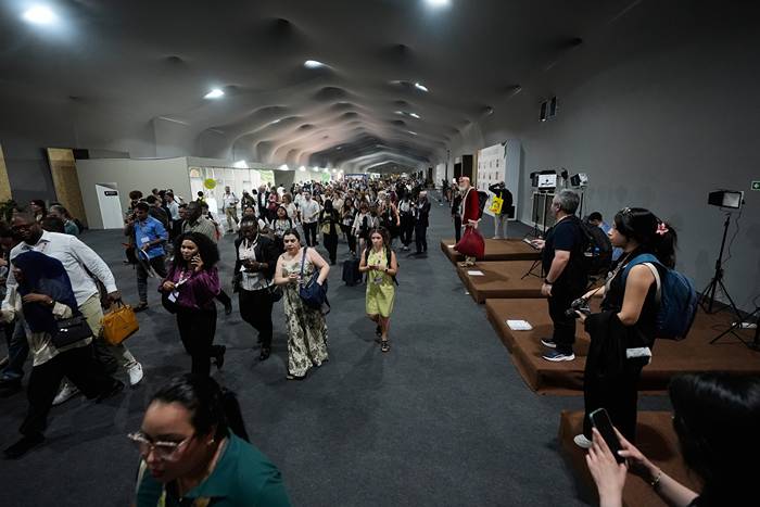 Brand på klimattoppmötet COP30