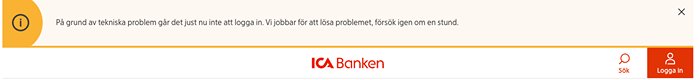 Strul för Ica-banken