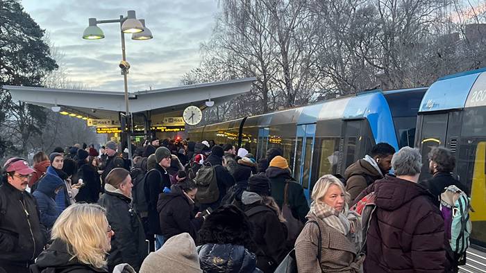 Stora st&ouml;rningar p&aring; tunnelbanan