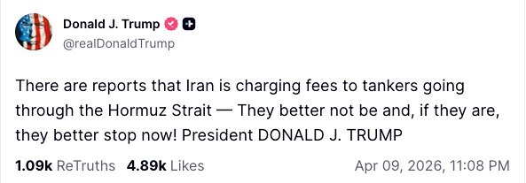 Trumps hot: &rdquo;Sluta nu&rdquo;