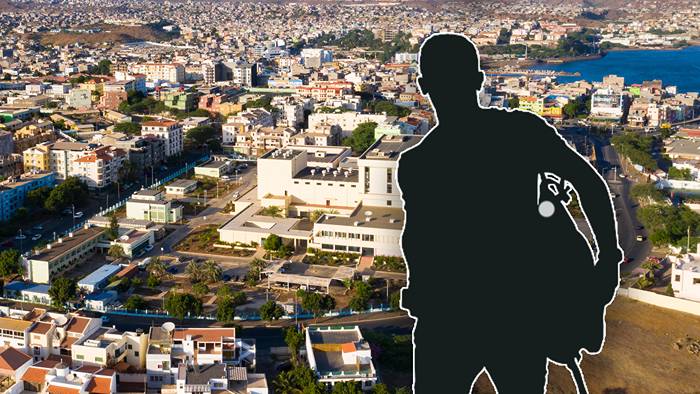 Svensk gripen på Kap Verde