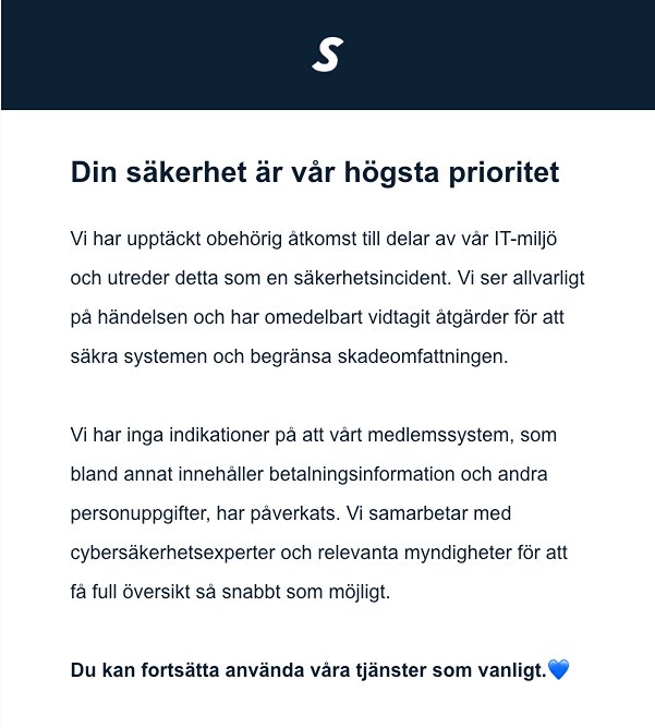 Sats har hackats