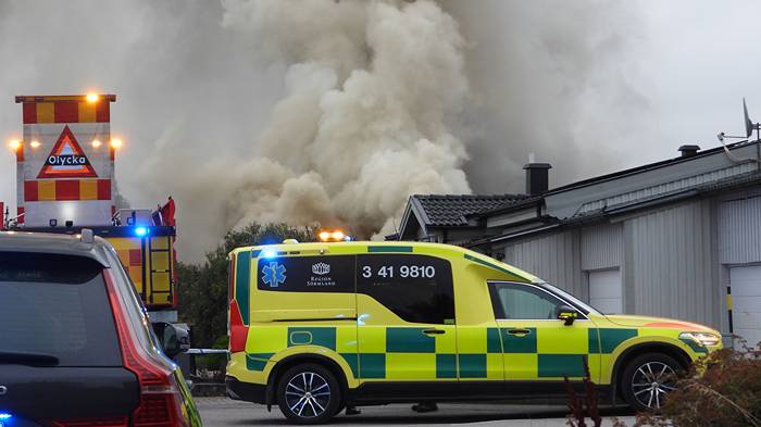 VMA efter brand i Bergshammar