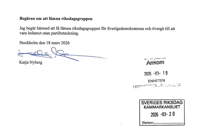 Katja Nyberg blir vilde, formellt