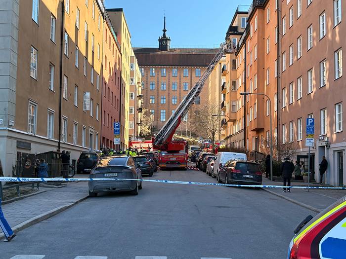 Brand i Stockholm